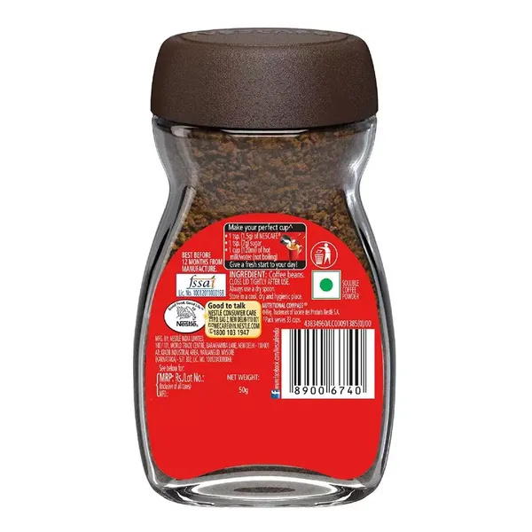 NESC COFFEE CLASSIC JAR 50GM