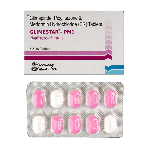 GLIMESTAR-PM 1MG 10TAB