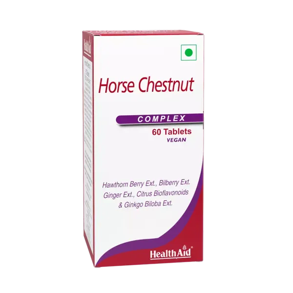HEALTH AID HORSE CHESTNUT/BUTCHER 60TAB
