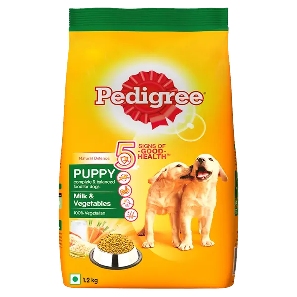 PEDIGREE DOG FOOD PUPPY MILK/VEG 1.2K