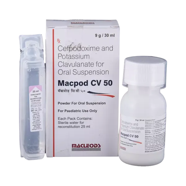 MACPOD-CV 50MG SYP 30ML