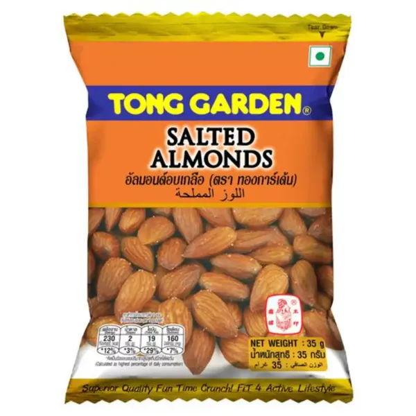TONG ALMONDS SALTED 40GM