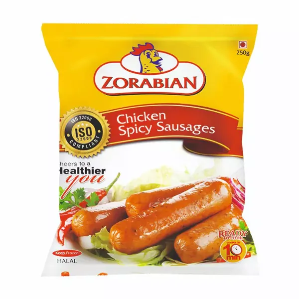 ZORABIAN CHI SAUSAGES SPICY 250GM