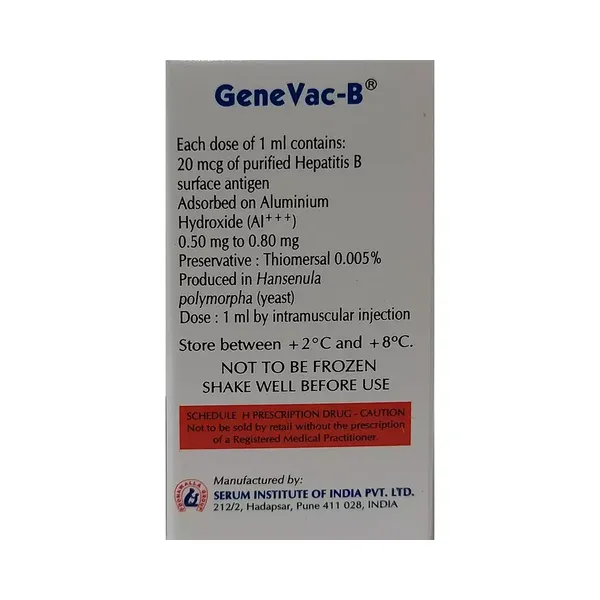 GENE-VAC B ADULT INJ 1ML VIAL