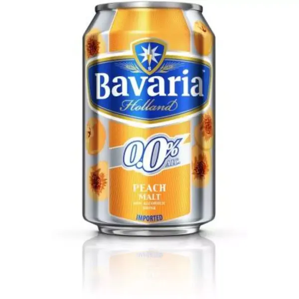 BAVARIA DRINK MALT PEACH 330ML