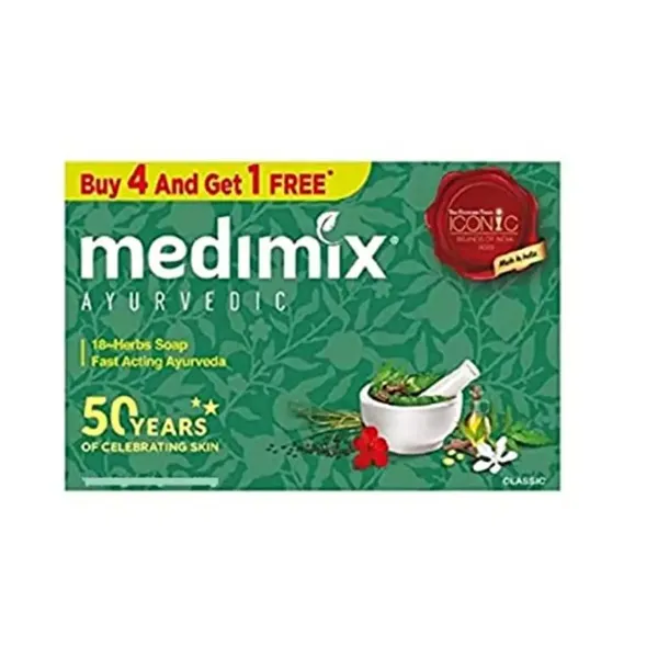 MEDIMIX SOAP 18HERB AYURVEDA 4+1 150GM