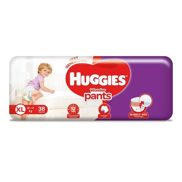 HUGGIES DIAP PANTS WONDER XL 38PC ##
