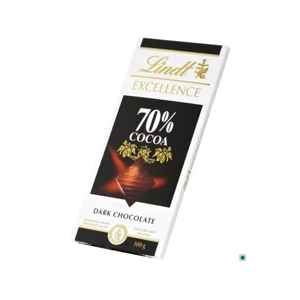 LINDT EXCELLENCE 70% COCOA BAR 100GM