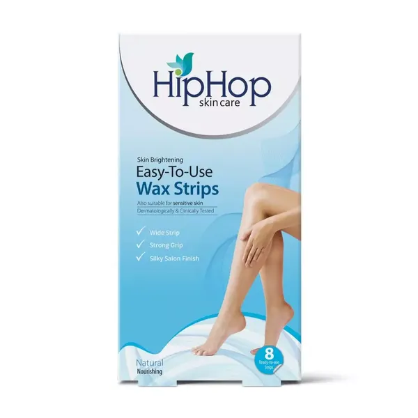 HIPHOP HR/WAX STRIPS NATURAL 8PC