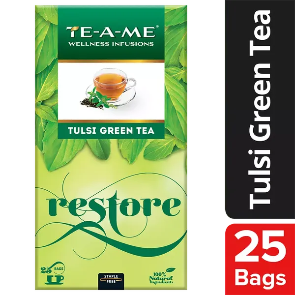 TE-A-ME TULSI GREEN TEA 25BAGS