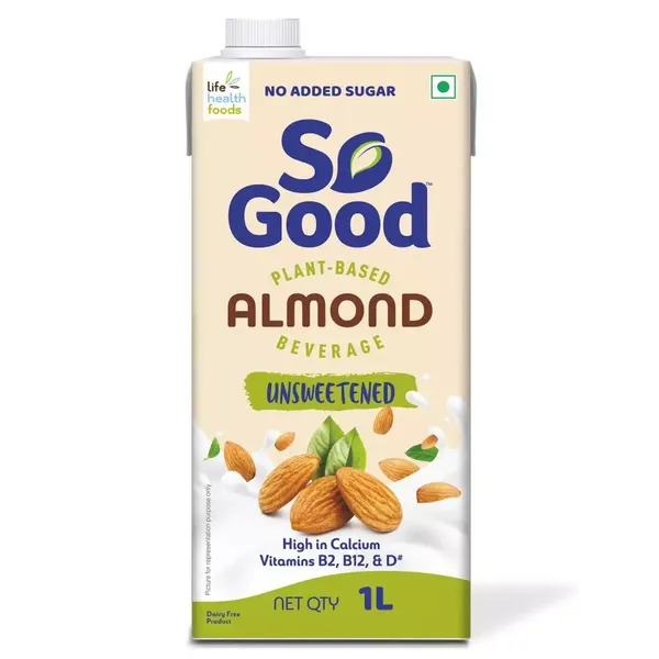 SO GOOD ALMOND NATURAL UNSWEETENED 1LTR