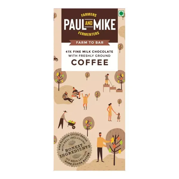 PAUL & MIKE CHOC  COFFEE 68GM