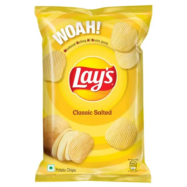 LAYS CHIPS CLASSIC SALTED 104GM
