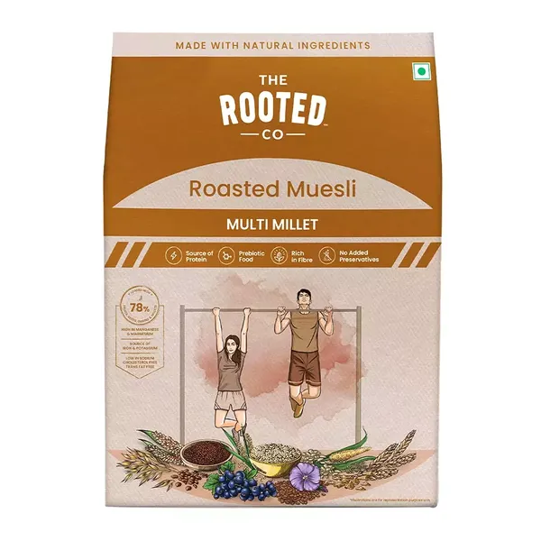 THE ROOTED CO MUESLI MULTI MILLET 400G