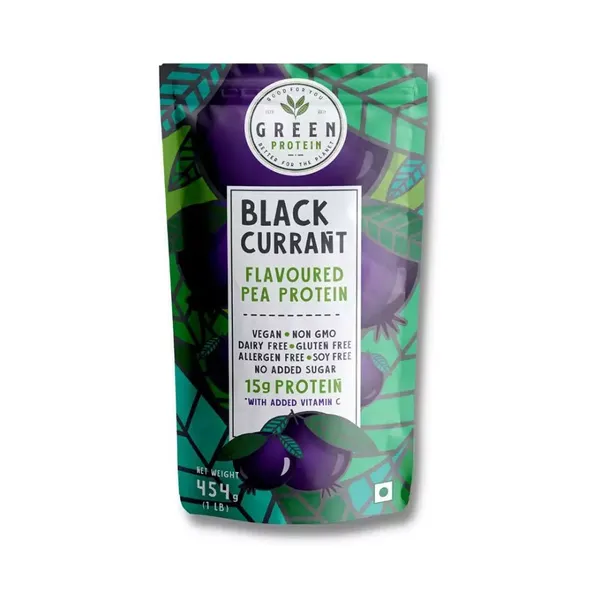 GREEN PROTEIN BLACK CURRANT PEA PWD 454GM