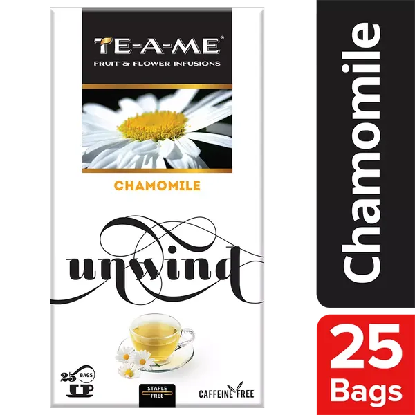TE-A-ME CHAMOMILE TEA 25BAGS