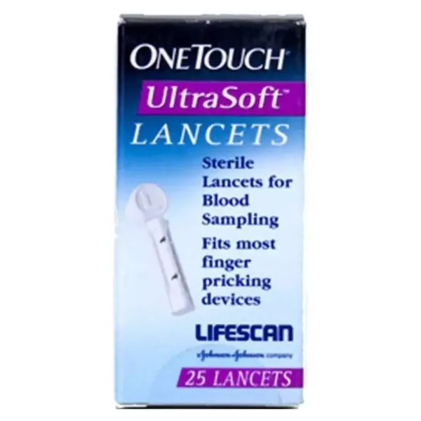 ONE TOUCH ULTRA SOFT LANCETS 25PC