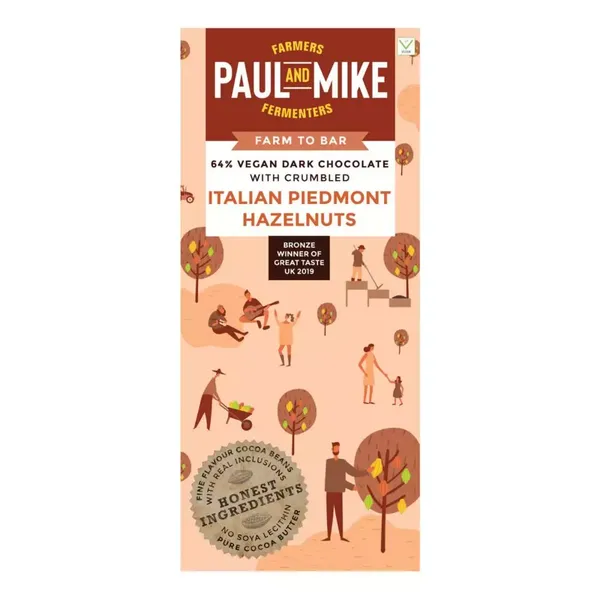 PAUL & MIKE ITALIAN PIEDMONT HAZLNT 68GM
