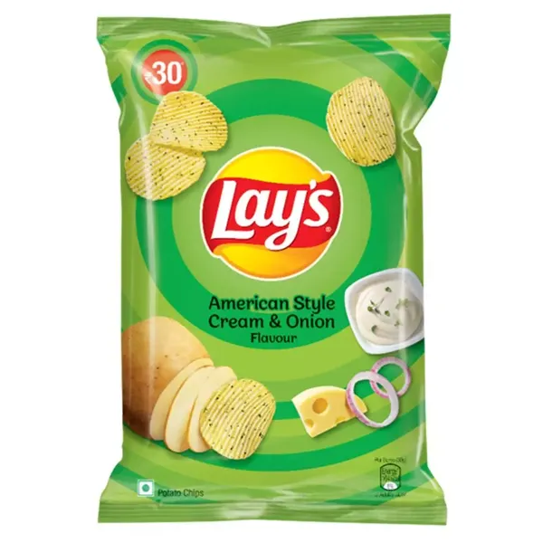 LAYS CHIPS AMERICAN STYLE CRM/ONION 78GM
