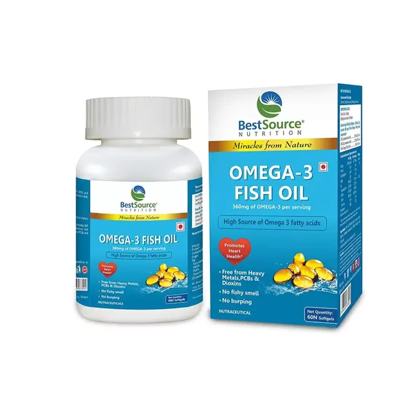 OMEGA-3 FISH OIL SOFTGEL 60CAP