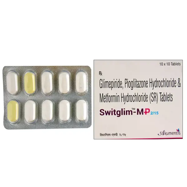 SWITGLIM-MP 2/15MG 10TAB