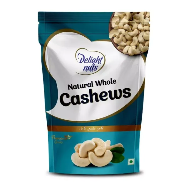 DELIGHT NUTS CASHEWS WHOLE 200GM
