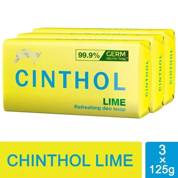 CINTHOL SOAP LIME FRESH 3+125GM