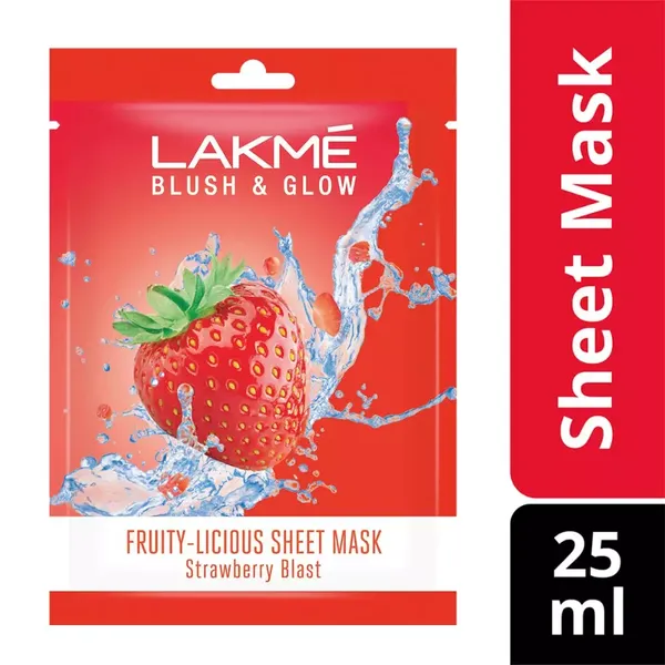 LAKME BLUSH & GLOW STRAWBERRY SHEET MASK 25ML