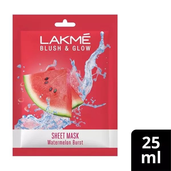LAKME BLUSH & GLOW WATERMLN SHEET MASK 25ML
