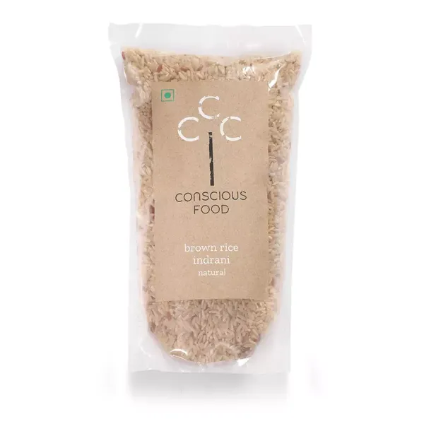 CONSCIOUS FOOD BROWN RICE INDRANI 500GM