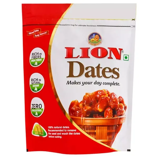 LION DATES SEEDED 500GM