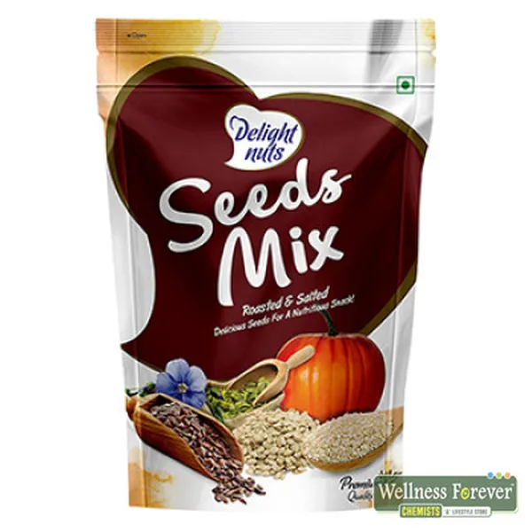DELIGHT NUTS ROASTED AND SALTED SEEDS MIX - 200GM