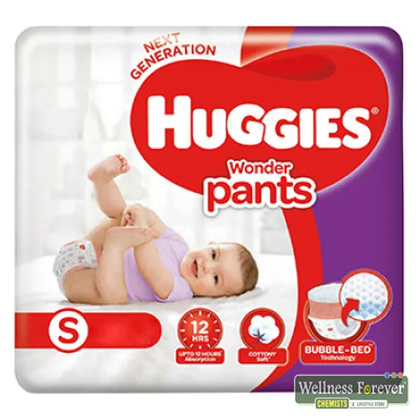 HUGGIES 42-PIECES WONDER PANTS DIAPERS - SMALL 4-8 KG