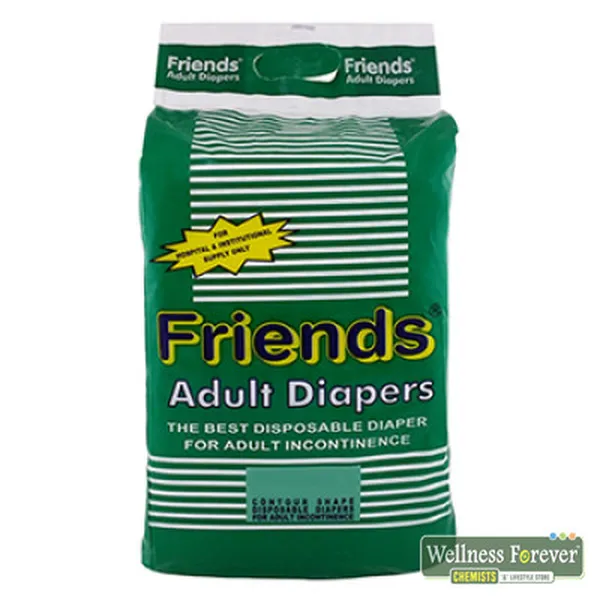 FRIENDS ADULT DIAPERS - 5 PIECE, L