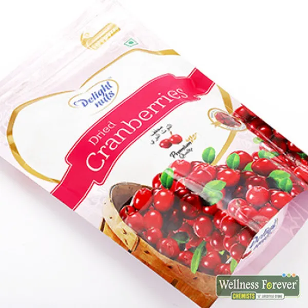 DELIGHT NUTS DRIED CRANBERRY SLICED - 200GM