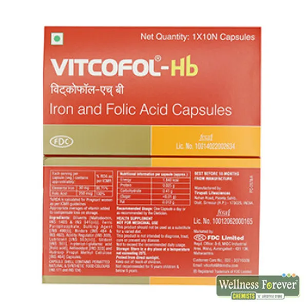 VITCOFOL-HB 10CAP