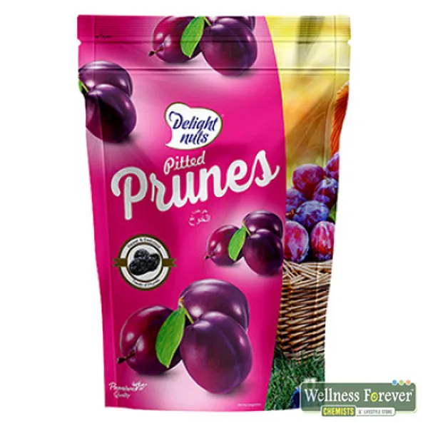 DELIGHT NUTS PITTED PRUNES - 200GM