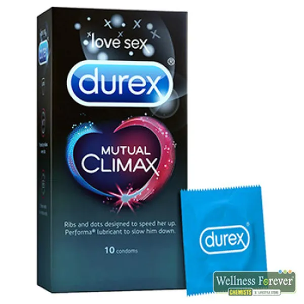 DUREX LOVE SEX MUTUAL CLIMAX CONDOMS - 10 COUNT