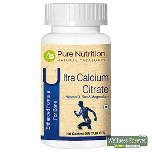 PURE NUTRITION ULTRA CALCIUM CITRATE - 90 TABLETS