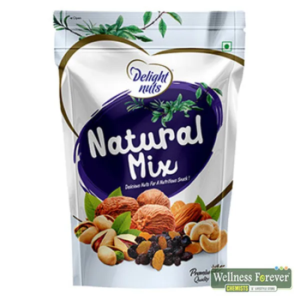 DELIGHT NUTS NATURAL MIX DRY FRUITS - 200GM