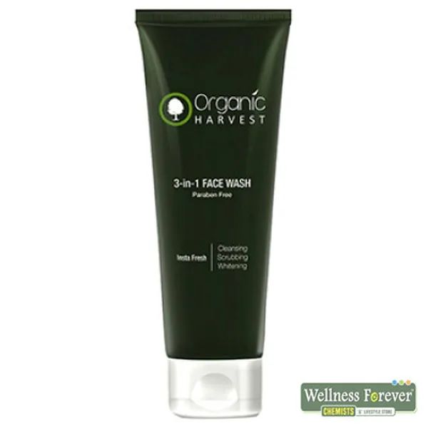 ORGANIC HARVEST 3 IN 1 FACE WASH - 100ML