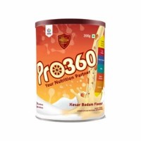 Pro360 Kesar Badam Nutrition Drink Tin Of 200 G