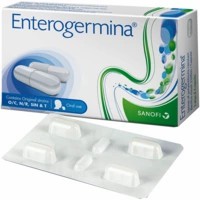 Enterogermina, Probiotic Supplement For Diarrhea Treatment & Restoration Of Gut Flora, For Kids & Adults - (4 Capsules Each)