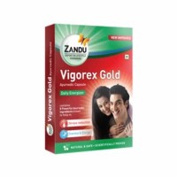Zandu Vigorex Gold Vigor Improvement Capsules Bottle Of 20
