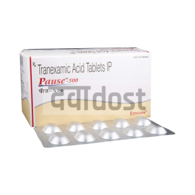 Buy Pause 500 Tablet Online View Uses Review Price Composition Secondmedic