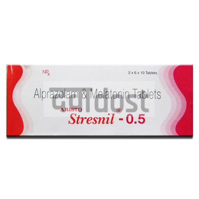 Buy Stresnil 0.5mg/3mg Tablet 10s Online, View Uses, Review, Price ...
