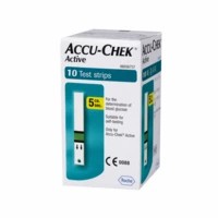 Accu-chek Active Glucometer Test Strips Box Of 10