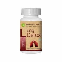 Pure Nutrition Lung Detox, Supports Healthy Lungs And Protects From Smoke & Pollution - 60 Veg Capsules