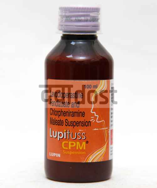 Lupituss CPM 20mg/4mg Syrup 100ml Upto 9.68 Off DawaaDost