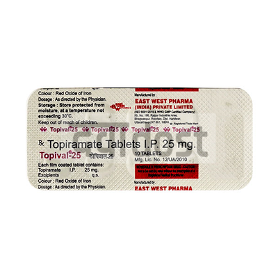 Topival 25mg Tablet 10s